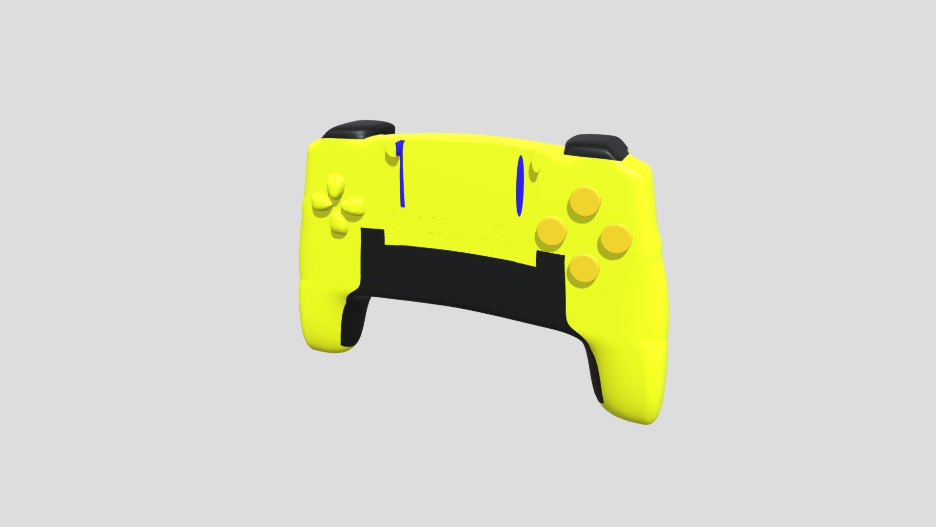 yellow ps5 Download Free 3D model by timmy (timislav845455) [a125223