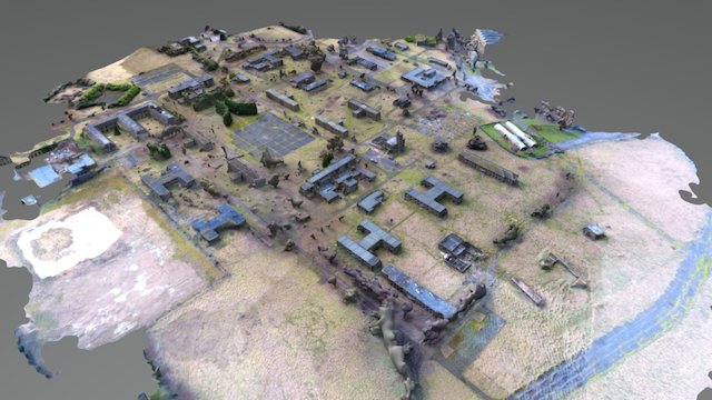 RAF Upwood - 3D scan of abandoned MoD site 3D Model