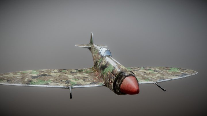 Spitfire 3D plane 3D Model