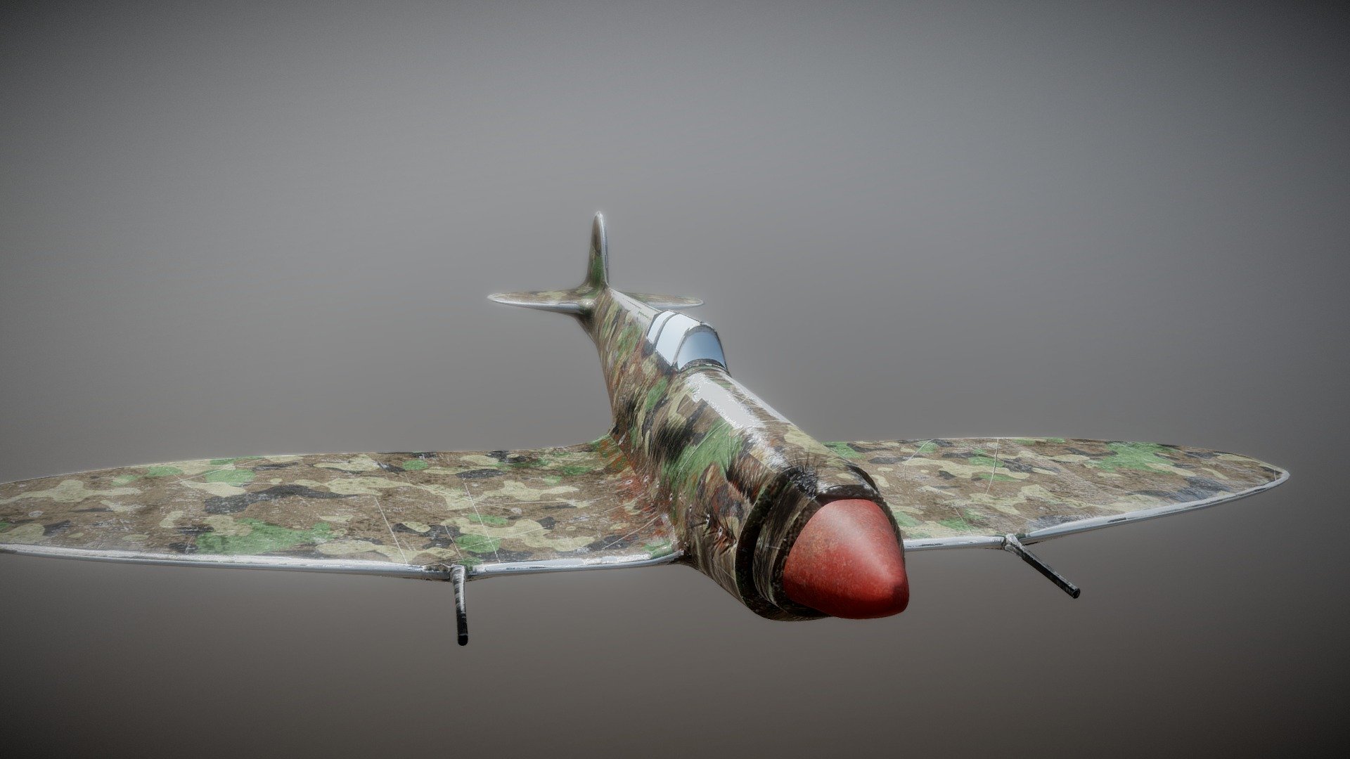 Spitfire 3D plane