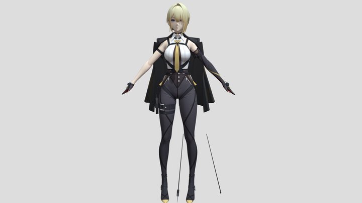 Evelyn Chevalier ZZZ 3D Model