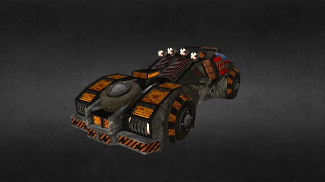 Marauder Racer 3D Model