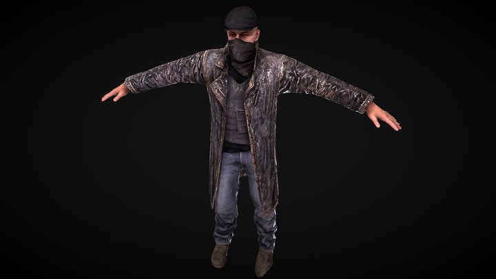 Bandit from STALKER 3D Model