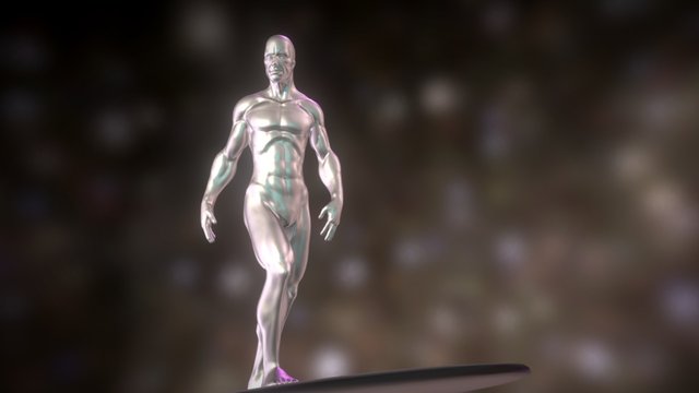 Silver Surfer 3D Model