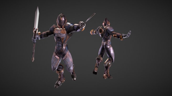 Cyborg ME-01 3D Model