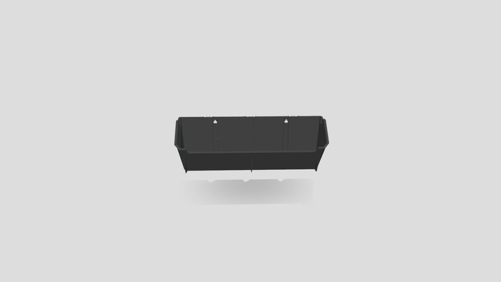 新型綠牆盆 3D Model
