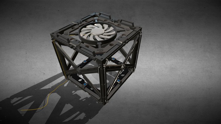 Cube electricity 3D Model