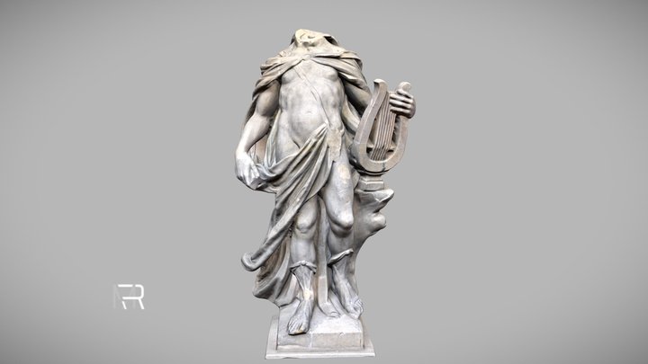 Apollon Statue (Partially damaged during WWII) 3D Model