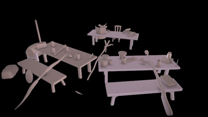 WIP - Vox Machina game night 3D Model