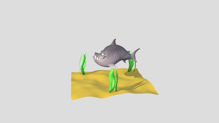 Shark Sculpt 3D Model