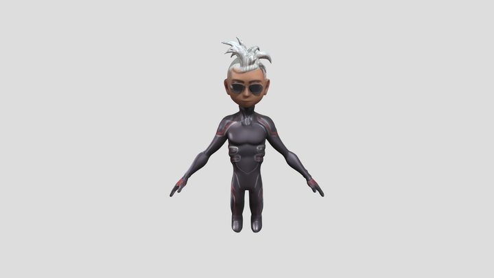 Cyber Guardian 3D Model