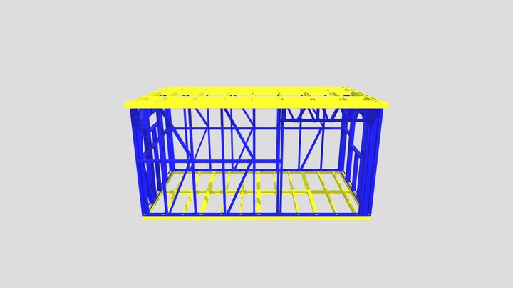 4.7x2.5 cabin 3D Model