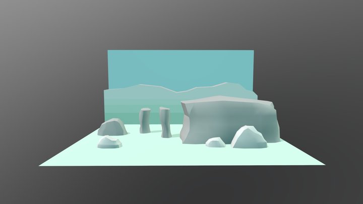 Ball with tail animation location 3D Model