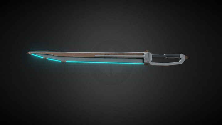Sci-Fi Laser blade sword 3D Model
