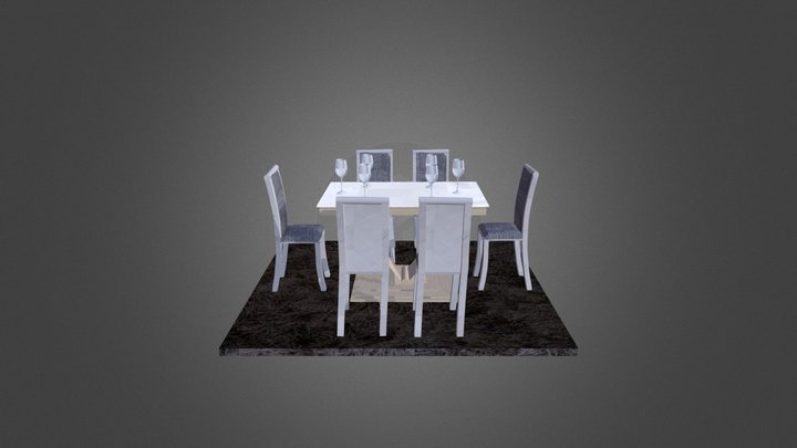 DINING TABLE 3D Model