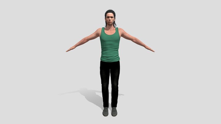 Tommy - Original Green Power Ranger 3D Model