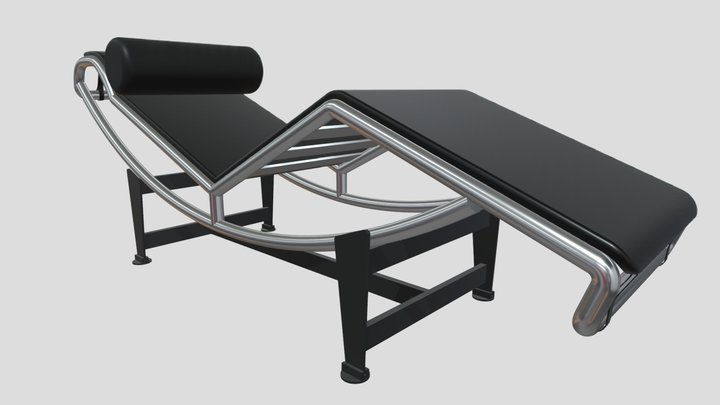 Chaise Lounge by Le Corbusier 3D Model