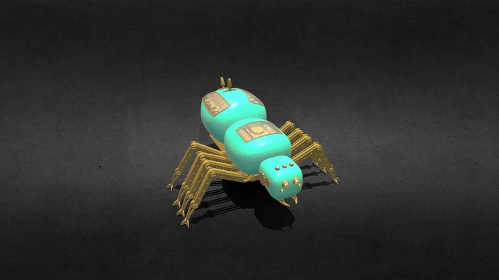 Steampunk Spider 3D Model