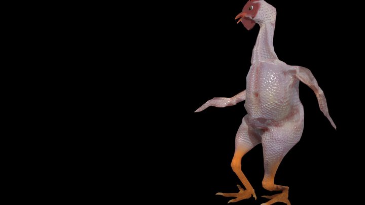 Samba Dancing Chicken 3D Model
