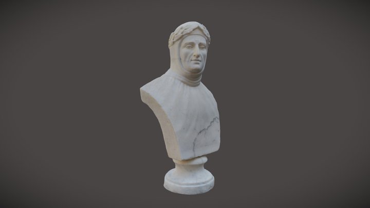 Busto de Petrarca - Petrarch bust 3D Model