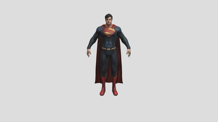 Super man 3D Model