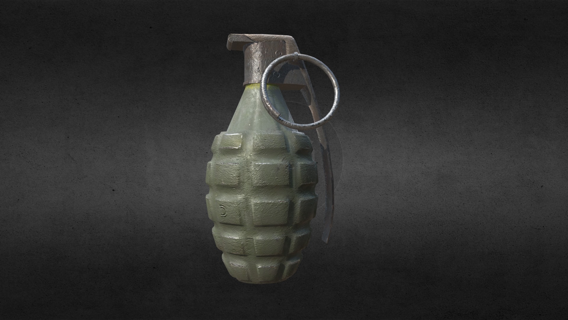 3D model M2 grenade - This is a 3D model of the M2 grenade. The 3D model is about a stack of money.