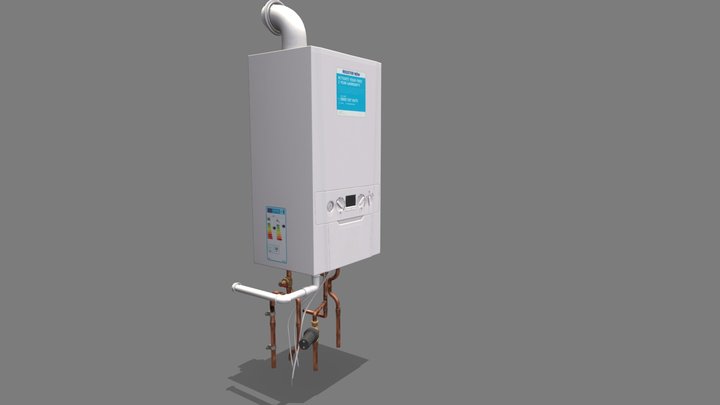 Combi_Boiler 3D Model