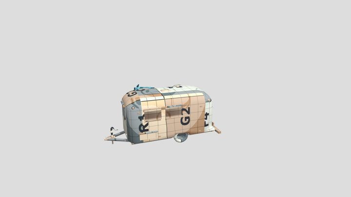 Eco House -  Unwrap 2 More Detailed Props 3D Model