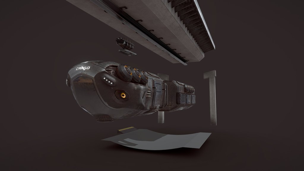 Modular futuristic train