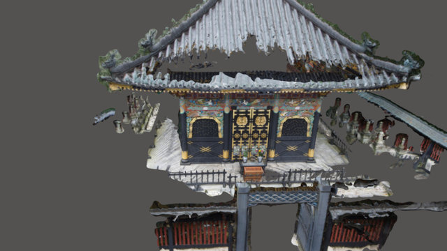 Zuihoden Mausoleum, Sendai, Japan - partial SfM 3D Model