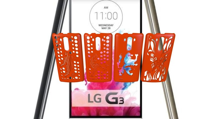 3D Print LG G3 Case Collection – Free 3D Model STL