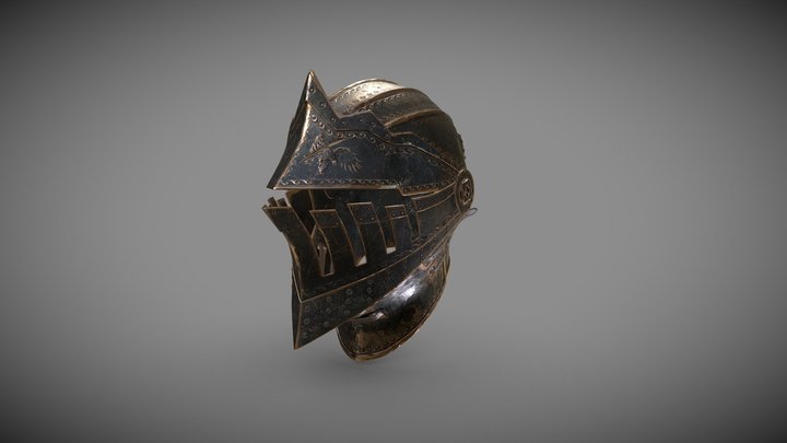 Medieval helmet 3D Model