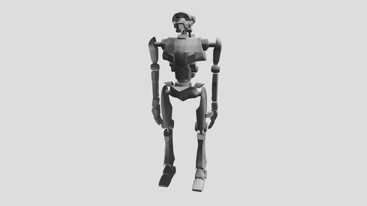 ST Series Super Tactical Droid 3D Model