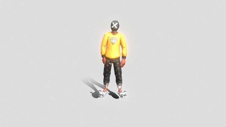 22block Street dancer 3D Model