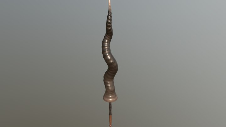 Dragon horn lance 3D Model