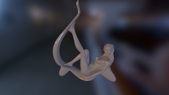 Pose-3- Low 4 3D Print Test- Free To Use Tatami 3D Model