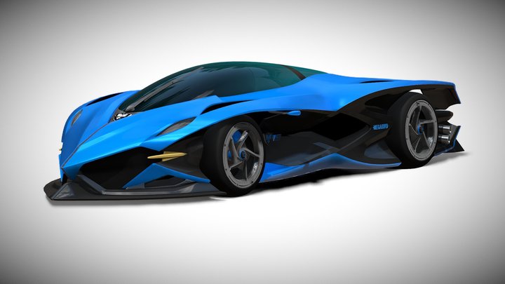 2023 Phoenix MegaBird Hypercar 3D Model