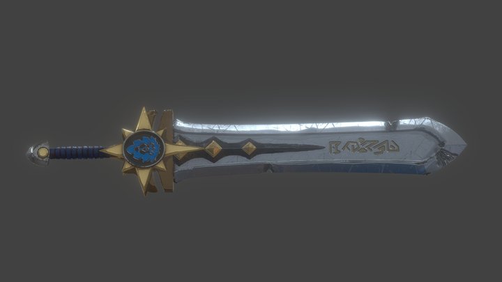 Alliance Sword 3D Model