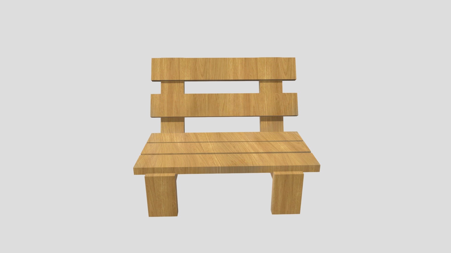 bench chair seat armchair 3D model by GökhanKyn (GokhanKyn