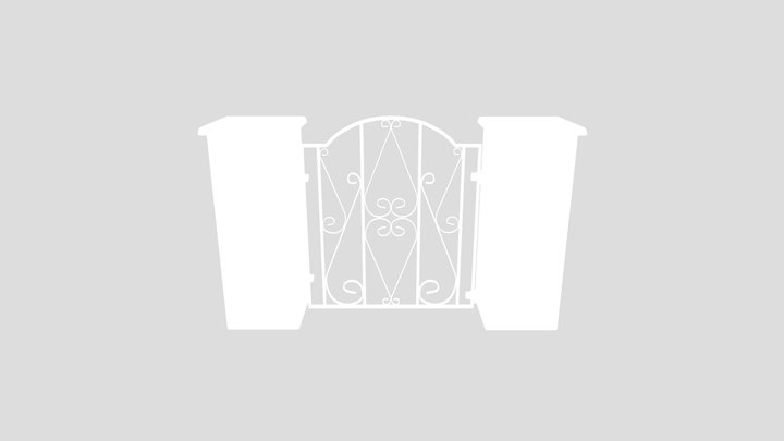 Metal Garden Gate
