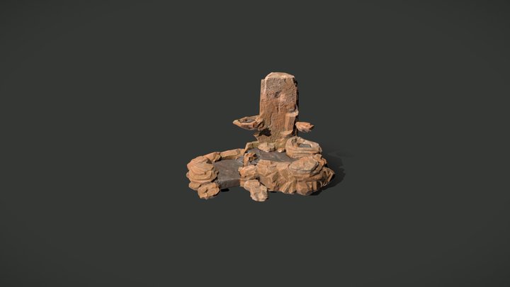 Pond Rocks 3D Model