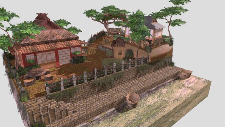 Grandparent's Farmhouse 3D Model