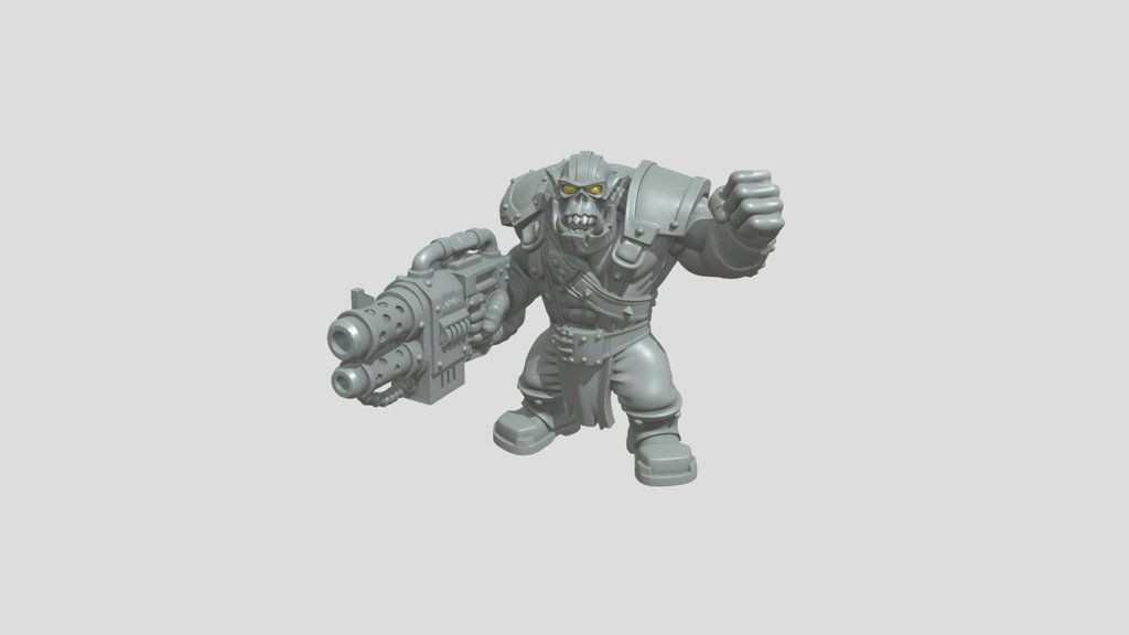 Ork Plasma Gunner STL | Grimdark Sci-Fantasy…