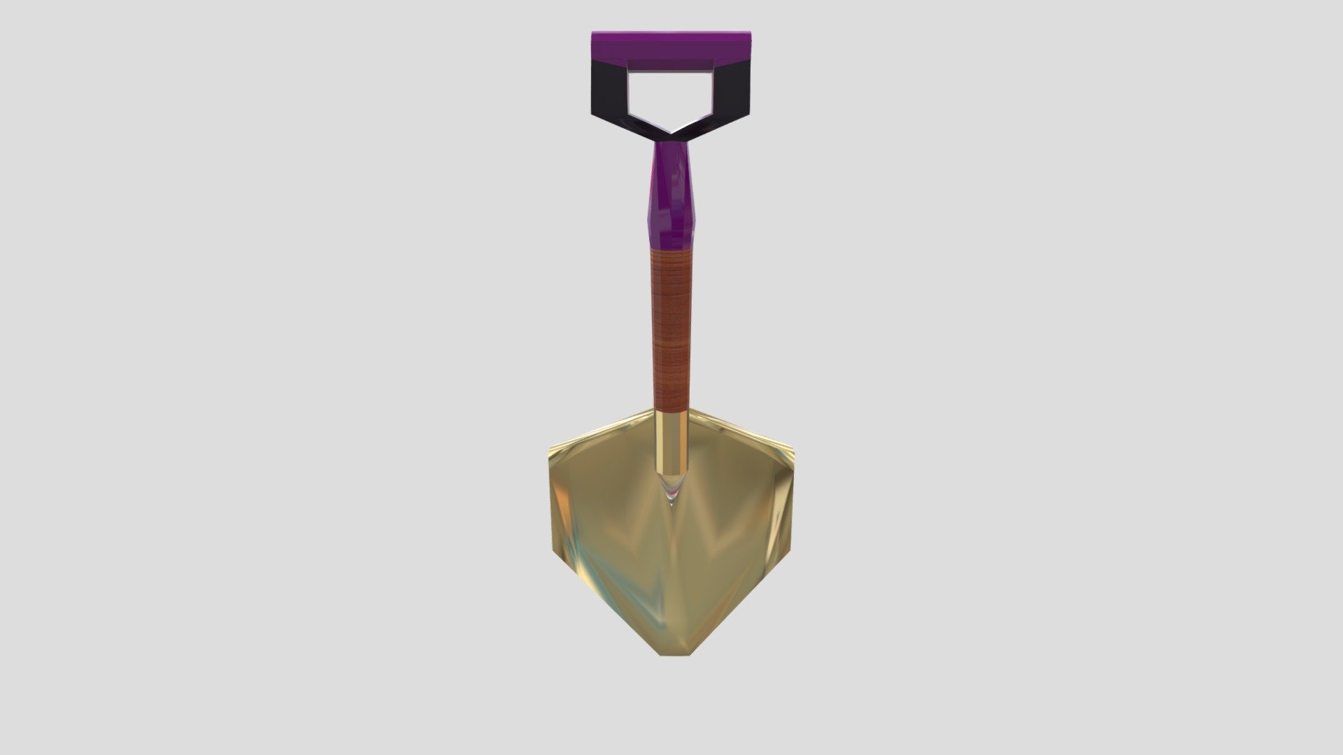 Animal Crossing Shovel 3D model by JustinFerreira23 [a13e3f0] Sketchfab