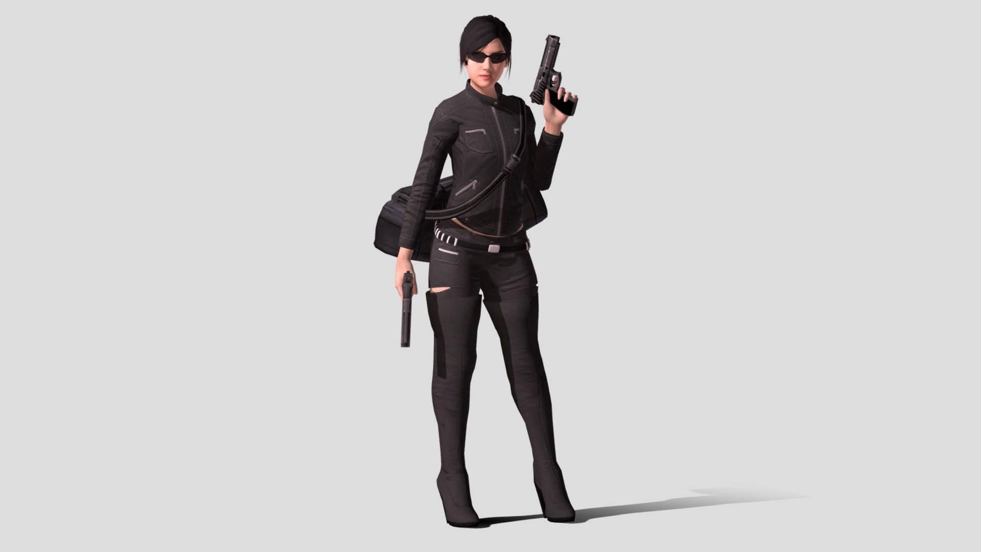 Assistant Leather Heist Outfit Download Free 3d Model By