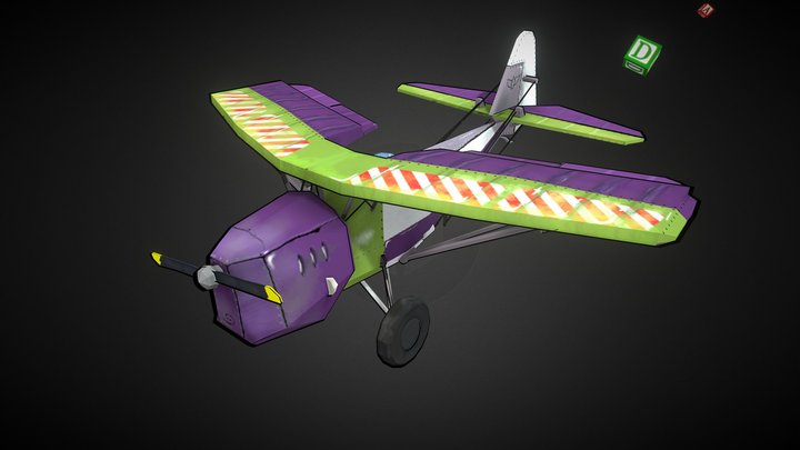 Flying Circus | RWD 8 Trainer Aircraft 3D Model