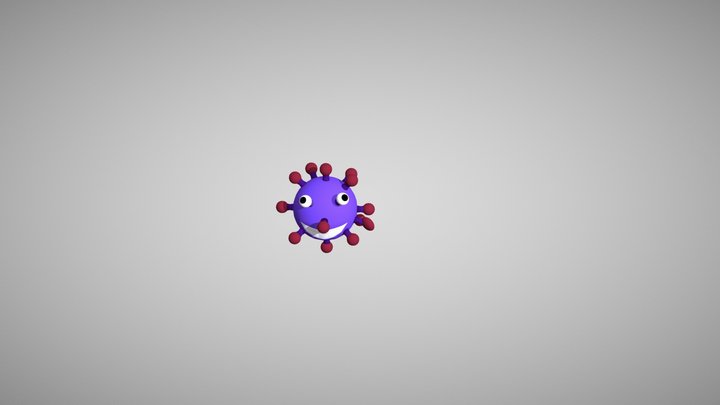 Vírus da AIDS 3D Model