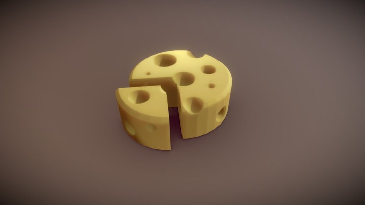 Cheese Wheel 3D Model