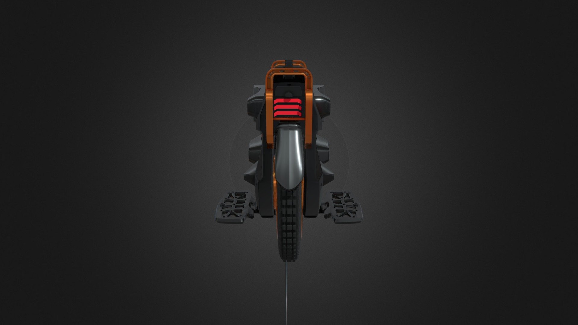 InMotion V13 "Challenger" Electric Unicycle 3D model by Nofil.Khan