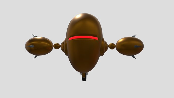 Alien Chaser Robot 3D model Monsters Vs Aliens 3D Model